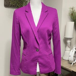 White House Black Market Purple Blazer